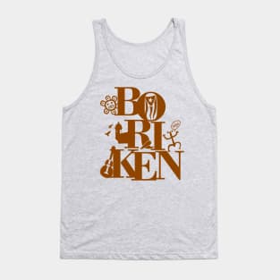 Puerto Rico Boriken Taino Symbols Tank Top